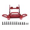 cvking rc Vehicles Bumper for MJX for Hyper for GO H12Y + 1/12 RC Crawler Car Upgrade Parts Accessories Aluminum Alloy Front Rear Bumper(Red,Front) view 1