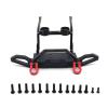 cvking rc Vehicles Bumper for MJX for Hyper for GO H12Y + 1/12 RC Crawler Car Upgrade Parts Accessories Aluminum Alloy Front Rear Bumper(Red,Front) view 2