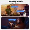 Gyliziex Indoor Security Camera 2 Packs, 2K 5G WiFi Baby/Pet/Dog/Nanny Cameras for Home Security, 360 PTZ Security Cameras with US Servers Phone App, 911 One-Tap Call,AI Smart Detection view 2