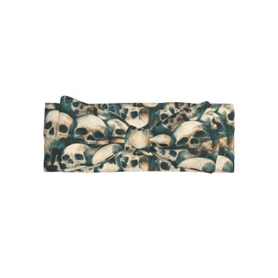 TZTTZT Vintage Skull Print Baby Girls Bows Headbands, Hair Bows for Baby Girls Newborn Headband Stuff Toddler Hair Accessories