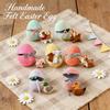 2026 New Easter Arrivals - Surprise Easter Egg from Wool Felt, Decorative Handmade Felt EasterEgg with Hidden Toy, Ideal for Reusable EasterBaskets (#1) view 2