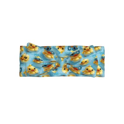 TZTTZT Cute Duck Swimming Print Baby Girls Bows Headbands, Hair Bows for Baby Girls Newborn Headband Stuff Toddler Hair Accessories