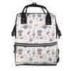 TZTTZT Elegant Lavender Print Diaper Bag Backpack, Toddler Baby Girl Boy Diaper Bag for Mom Dad, Mommy Bags Travel Baby Bags for Women Men view 1