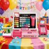 Cash Register for Kids - Pretend Grocery Store | Toy Playset with Scanner and Calculator, Educational Fun for Boys, Girls, Ages 4-6, Math Game, Preschool, Birthday view 4