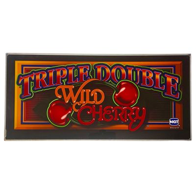 Triple Double Wild Cherry Slot Glass