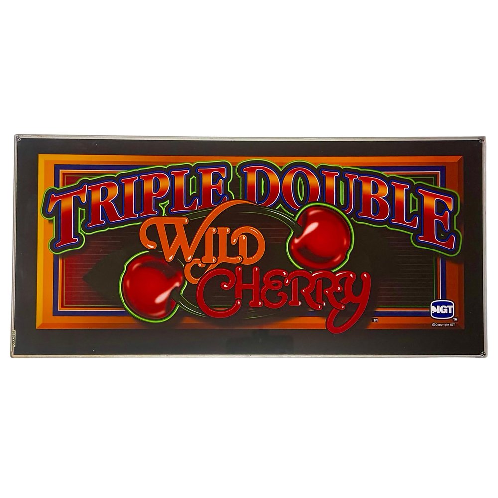 Triple Double Wild Cherry Slot Glass