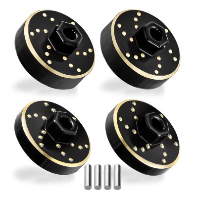 4PCS Brass Wheel Weights Upgrades Wheel Hex Hub Adapter Brass Counterweight for 1/32 Redcat Ascent-32 Upgrades