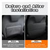 WMGUDDER Car Seats Kick Mats for A&UDI S6 RS6 2018-2025 Car Seats Back Protection Anti-Kick Cover Pads Rear Storage Bag view 4
