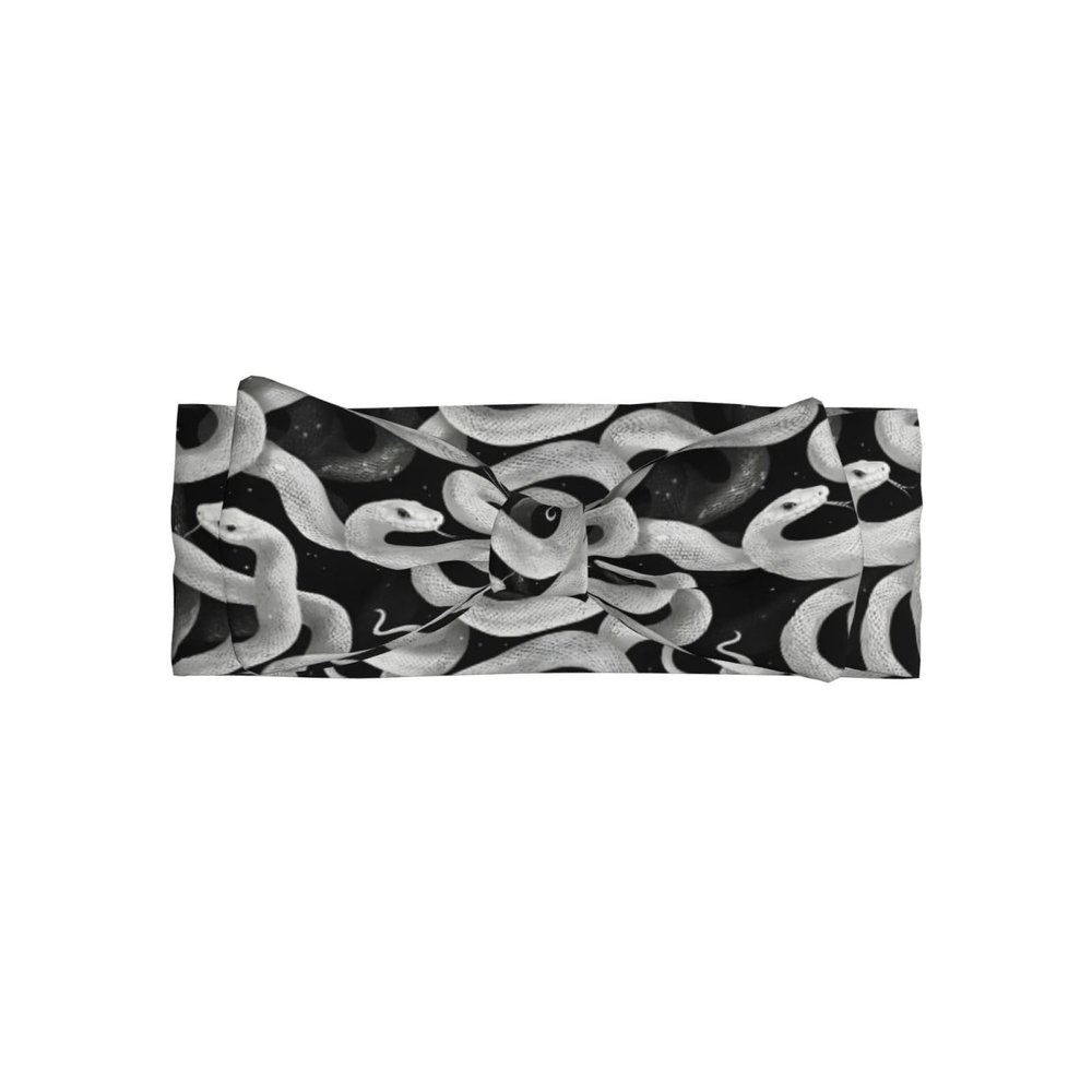 TZTTZT White Snake Print Baby Girls Bows Headbands, Hair Bows for Baby Girls Newborn Headband Stuff Toddler Hair Accessories