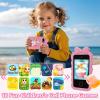 Kids Smart Phone for Gifts Birthday Christmas,Gimubaba Toy Phone Toddler Cell Phone Play Phone with 2.8" Touchscreen/Dual Camera/TF Card for Playing Game/Music/Learning (Bright Pink) view 4