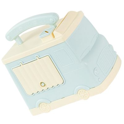 Abaodam Cartoon Car Saving Pot Piggy Bank for Blue Desktop Coin Container Decorative Household Money Bank