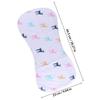 Beaupretty 5pcs Cotton Burp Cloths for Newborns and Babies, Absorbent Burp Clothes Washcloths with Printed Patterns, Soft Cotton Feeding and Drool Towels for Boys and Random Style view 2