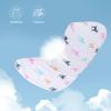 Beaupretty 5pcs Cotton Burp Cloths for Newborns and Babies, Absorbent Burp Clothes Washcloths with Printed Patterns, Soft Cotton Feeding and Drool Towels for Boys and Random Style view 3