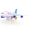 Electric Kids Action Toy Airplane, with Lights and Sounds, for Boys and Girls Gift (White) view 1