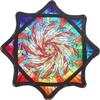 Craglen Flowstar Beginner Spinning Cloth: Easy Spin Flow Toy for Rave, Party & Practice - 300g, 24.4 Inch, Double Sided Print for All Skill Levels (Beginner to Pro)(Plume) view 1