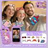 Kids Smart Phone for Gifts Birthday Christmas,Gimubaba Toy Phone Toddler Cell Phone Play Phone with 2.8" Touchscreen/Dual Camera/TF Card for Playing Game/Music/Learning (Purple) view 3