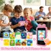 Kids Smart Phone for Gifts Birthday Christmas,Gimubaba Toy Phone Toddler Cell Phone Play Phone with 2.8" Touchscreen/Dual Camera/TF Card for Playing Game/Music/Learning (Purple) view 4