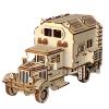 3D Wooden Puzzle, RV Model Kit for Adults & Teens, DIY Mechanical Wooden Model Kits, 11.88in X 6.49in Brain Teaser, Creative Wood Craft Puzzle Gift & Desk Decor view 1