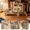 3D Wooden Puzzle, RV Model Kit for Adults & Teens, DIY Mechanical Wooden Model Kits, 11.88in X 6.49in Brain Teaser, Creative Wood Craft Puzzle Gift & Desk Decor view 2