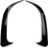2013 to 2019 Compatible for Mercedes Compatible for Benz CLA 45 AMG C117 W117 250 200 260 ABS Rear Bumper Lip Spoiler Canards Splitter Air Vent Cover(Gloss Balck) view 1