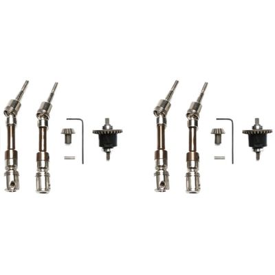 4X Front Wheel Universal Drive Shaft with Modified Differential for 12428 12423 12427 1/12-Y34A