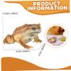 HDBHSBE Toad Figurine Realistic Simulated Frog and Toad Animal Figurines for Kids Educational Animal Model for Birthday, Party Favors and Science Projects view 2