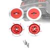 Gucagle RC Brake Disc Aluminum Alloy Wheel Accessory High Performance Non Directional Braking Surface Durable Upgrade Part for HSP 94123 R31 1/10 RC Car 4pcs Set Yellow Red Purple Pink (Red) view 2