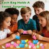 100PCS Mystery Blind Bag Squishy Toy Set, Mini Squeeze Fidget Figures Bulk Pack, Soft Sensory Surprise Toys, Tiny Animal Mini Toys for Kids, Stress Relief Fidget Toy, Party Favor Gift Collectible Set view 2