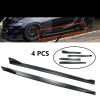 A Pair Car Side Skirt Extension Splitter Spoiler AG Style Plate Bumper Compatible with Toyota Supra GR Supra A90 A91 2020-2024(Carbon Fiber f) view 2