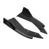 2 Pcs 48cm Universal Rear Bumper Protector Canards Splitter Compatible with Chrysler 300 300C SRT8 Side Skirt Guard Body Kits Car Accessories(Glossy Black) view 1