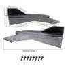2 Pcs 48cm Universal Rear Bumper Protector Canards Splitter Compatible with Chrysler 300 300C SRT8 Side Skirt Guard Body Kits Car Accessories(Glossy Black) view 3
