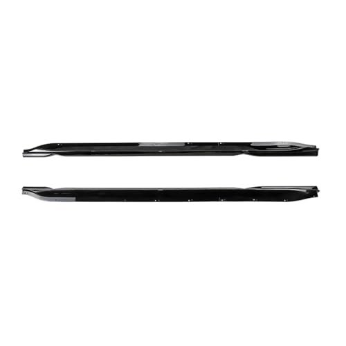 4 PCS Compatible with M3 G80 G81 2021-2023 Car Side Skirt Spoiler Splitter Diffuser Body Kit Carbon Fiber Look Glossy Black(Gloss Black)