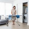 Folding Ironing Board with Adjustable Height , Carbon Steel X-Legs, Scorch-Proof Polyester Cover & Iron Rest Stand view 4