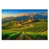Puzzles for Adults 1000 Pieces Vineyard Landscape Rolling Hills Mountain Views Sunset Wooden Jigsaw Puzzles Challenging Clearance Puzzle Fun Family Game Kids Toy Gift Home Decor view 1