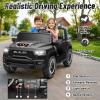 Segmart Licensed RAM 1500 2-Seater Ride on Truck, 24V Electric Car with Roll Bar & Searchlights, Remote Control, All-Terrain Suspension (Black) view 3
