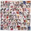 100Pcs Anime Stationery Stickers Heaven Official's Blessing Xie Lian Chibi Cute Kawaii Sticker Stationery Student Cartoon Manga Waterproof Graffiti Decorate view 1