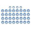 RC Cars Models For Tamiya GF-02 For GF02 36pcs Sealed Steel Bearing Kit RC Car Tracked Vehicles Parts Accessories And Upgrades Replacement Repair(Blue) view 1