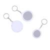 Blank Button Making Supplies 100sets 44mm/58mm DIY Blank Mirror Keychain Badges Kit for Button Badge Making Personalized Gifts Press Maker(44mm) view 3