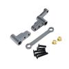 RC Cars Models For Mjx For Hyper Go 1/14 14301 14302 Metal Steering Group Transmission Components Remote Control Car Modified Accessories Parts Upgrade(Gray) view 1