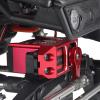 RC Cars Models For Wraith RR10 For Capra Cheater Rig For Rock 1/10 Bouncer Roll Cage Aluminum CNC Steering Servo Guard RC Car Crawler Upgrade(Red) view 3