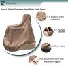 Krismile Kids Water Sensory Table Pool Cover, Heavy-Duty Waterproof Dust Proof Anti-UV Water Table Cover, Suitable for Splash Discovery Pond (Brown) view 3