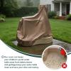 Krismile Kids Water Sensory Table Pool Cover, Heavy-Duty Waterproof Dust Proof Anti-UV Water Table Cover, Suitable for Splash Discovery Pond (Brown) view 4