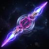 Double Ended Retractable Sword, LED Light Up Rotating Double Edged Saber, Expandable Glow Sword for Kids Indoor Outdoor Play (Purple) view 2