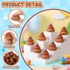 Leyndo 25 Pcs Original Poop Stress Ball Stretchy Sensory Poop Toys Poo Figures for Halloween Party Favors Joke Tricky Anxiety Relief Decor in Funny Pose Birthday Gift Prizes (Brown) view 3