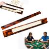 Acrylic Mahjong Rack,Tortoise Shell Acrylic Mahjong Rack Set with Fully Detachable Magnetic Pushers,17.5/20 Inch Extended Length Racks, for Seniors Hobbyists Family Home Game Nights view 1