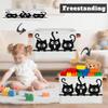 Potluxt Rectangular Nursery Baby Basket, Collapsible Kids Toy Clothes Storage Bin Organizer Gift Baskets for Bookshelf Playroom Bedroom Decor(2Pcs, Kitty Meow) view 3