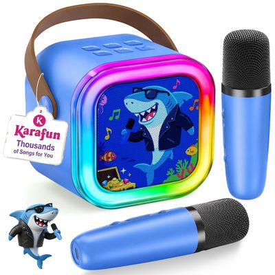 IROO Karaoke Machine for Kids Birthday Gifts for Girls Ages 4-12+ Years Old