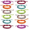YANMIN 12pcs Braided Paracord Friendship Bracelets for Teen Boys Girls Handmade Adjustable Paracord Bracelet Tween Teenager Birthday Party Favors Goody Bag Fillers Carnival Graduation Gifts view 1
