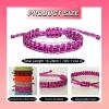 YANMIN 12pcs Braided Paracord Friendship Bracelets for Teen Boys Girls Handmade Adjustable Paracord Bracelet Tween Teenager Birthday Party Favors Goody Bag Fillers Carnival Graduation Gifts view 2