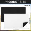 10 Pcs Sublimation Blanks Playmat 14" x 24", Smooth Rubber Game Play Mat for Custom Printing, Trading Card Games, Board Games & Mouse Pad Ideal for Home & Game Room view 2